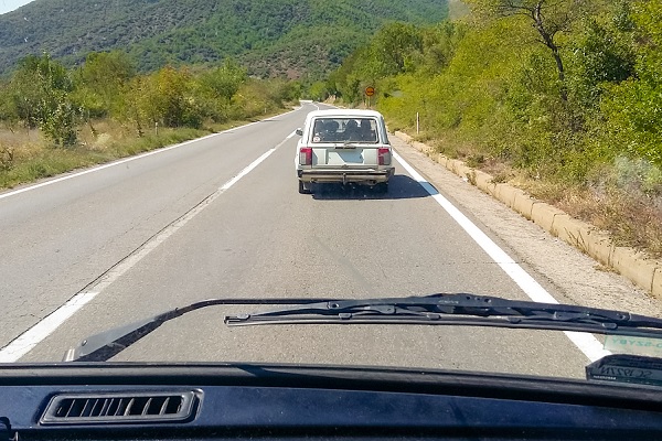 Auta bez tablic w Macedonii